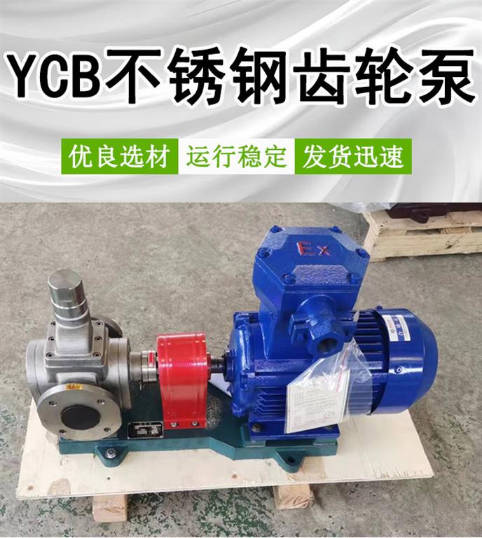 YCB4-0.6不锈钢齿轮泵